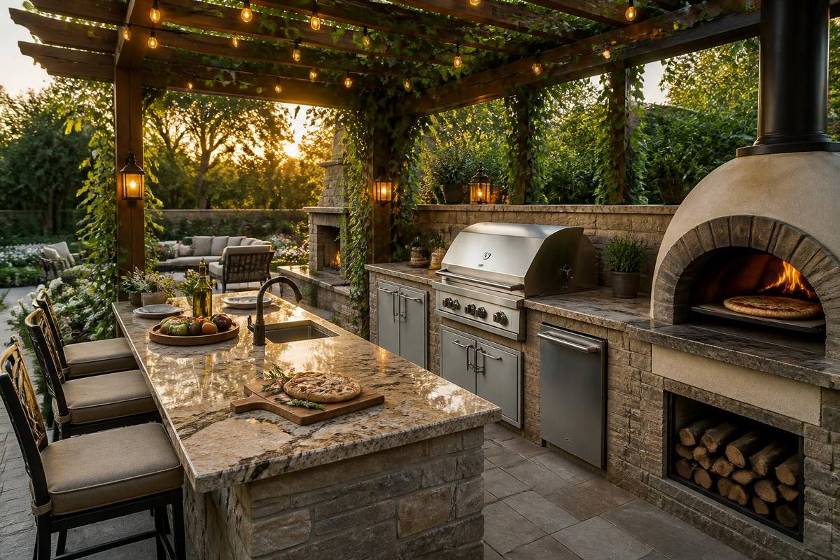 Outdoor Kitchen — outdoor living space design inspiration