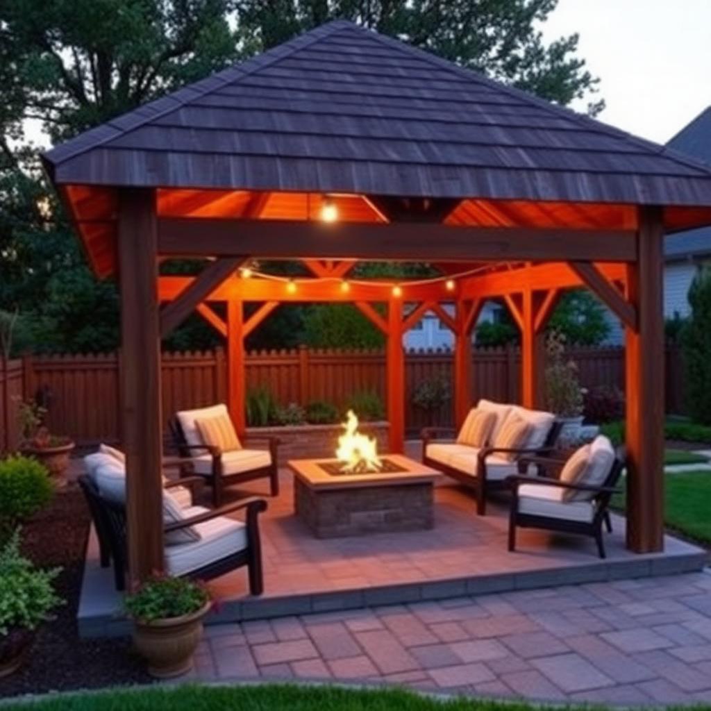 Gazebo Retreat — outdoor living space design inspiration