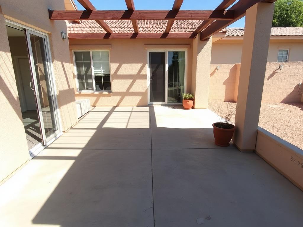 Before — Mediterranean Pergola