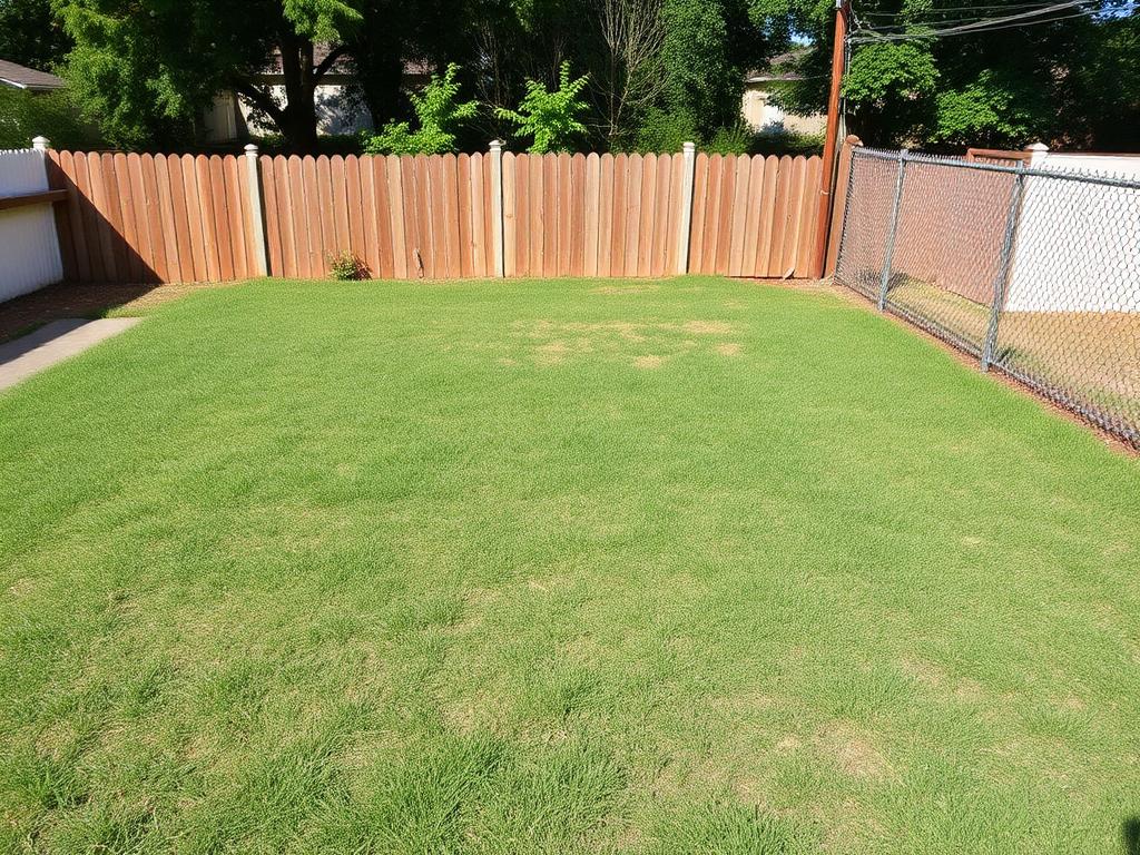 Before — Backyard Pickleball Court